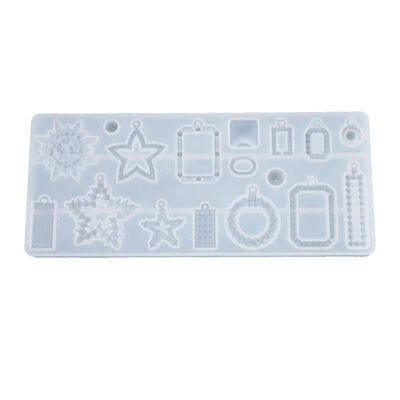DIY Crystal Dropping Gel Mold Pendant Lace Irregular Earrings Earrings Earrings Homemade Jewelry Silicone Mold