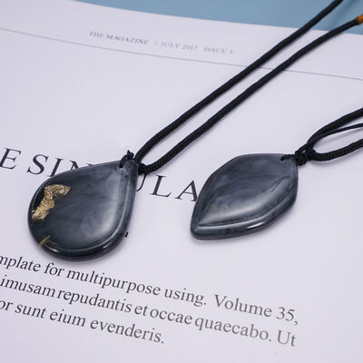 DIY Droplet Pendant Mold Non Polishing Geometric Water Drop Star Pendant Earrings Necklace Silicone Mold