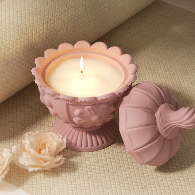 Crystal dropper resin storage flowerpot DIY relief pattern cement gypsum candle cup silicone mold