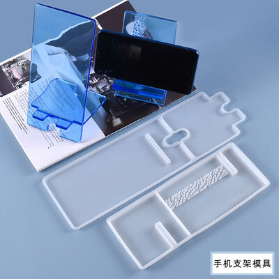 DIY Crystal Dropper Mold Simple And Creative Phone Holder Silicone Mold Mirror, Strongly Promoted By Amazon