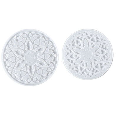 DIY Crystal Dropping Glue Mold Jewelry Platform Vine Top Coaster Silicone Mold Spot Wholesale