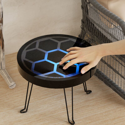 DIY Crystal Dropping Gel Large Circular Table Honeycomb River Table 30cm Round Desktop Silicone Mold