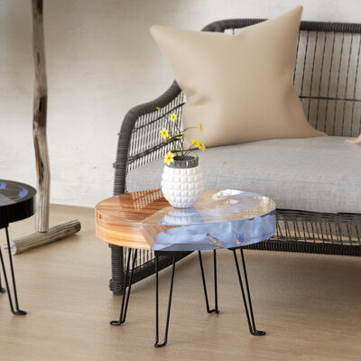 DIY Crystal Dropping Gel Large Circular Table Honeycomb River Table 30cm Round Desktop Silicone Mold