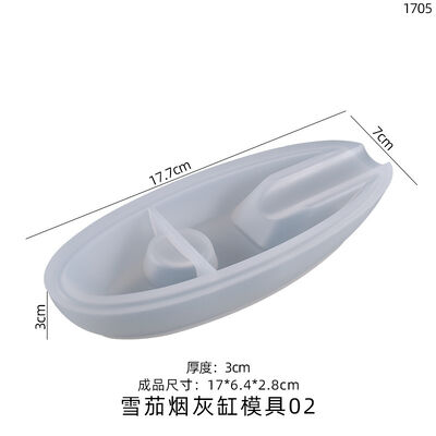 DIY Crystal Dropper Mold Irregular Cigar Ashtray Brush Ornament Silicone Mold Wholesale