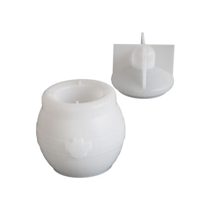 DIY Crystal Dropper Resin Bee Jar Storage Box Aromatherapy Gypsum Candle Cup Ornament Silicone Mold
