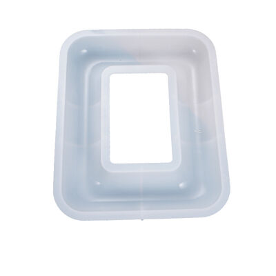 DIY Crystal Dropper Mold, Photo Frame, Table Decoration, Rounded Corners, Curved Shape, Homemade Photo Frame, Silicone Mold
