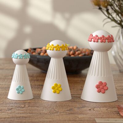 Ins Viento Flor Anillo Ángel Velas Plástico de yeso Aromaterapia DIY Plástico de yeso Ornamento de piedra expandido Plástico de silicona