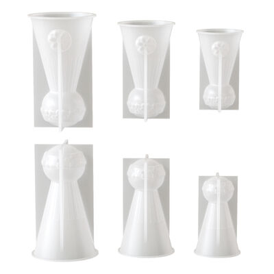 Ins Viento Flor Anillo Ángel Velas Plástico de yeso Aromaterapia DIY Plástico de yeso Ornamento de piedra expandido Plástico de silicona