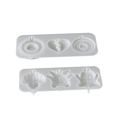 DIY Halloween Ghost Devil Hanging Pendant Mold Sunflower Clown Jewelry Silicone Mold
