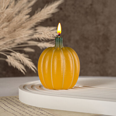 Crystal Dropper Resin Gypsum Pumpkin Candle Ornament Silicone Mold DIY Halloween Series Grinding Tool