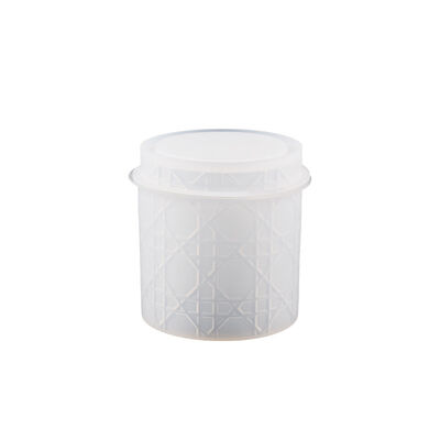 Crystal Drip Glue Mirror Resin Relief Vine Pattern Storage Box DIY Cement Gypsum Flower Pot Silicone Mold