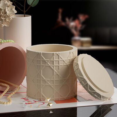 Crystal Drip Glue Mirror Resin Relief Vine Pattern Storage Box DIY Cement Gypsum Flower Pot Silicone Mold