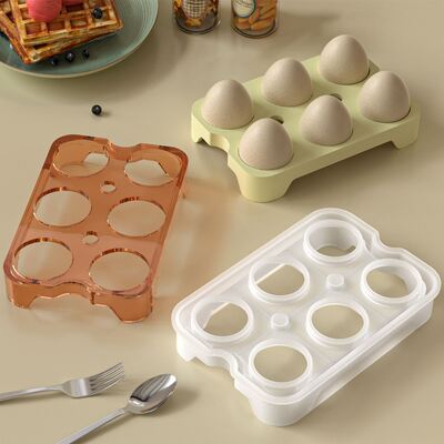 Easter Egg Bracket Ornament Silicone Mold DIY Six Piece Egg Base Drip Plaster Mold