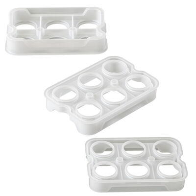 Easter Egg Bracket Ornament Silicone Mold DIY Six Piece Egg Base Drip Plaster Mold