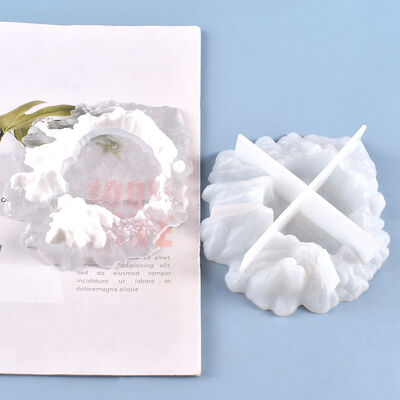 DIY Crystal Dropper Mold Self-made Creative Mountain Ashtray Silicone Mold Manufacturer Direct Sales