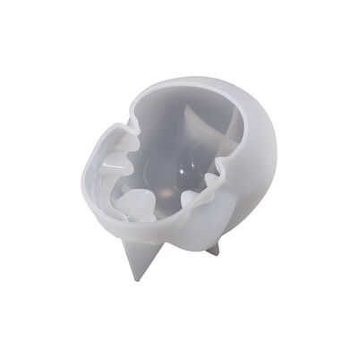 DIY Crystal Dropper Candle Plaster Mold, Buck Tooth Skull Ornament, Table Decoration Silicone Mold