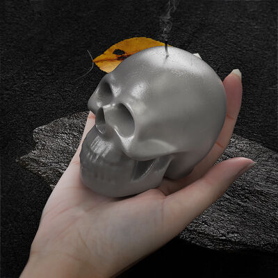 DIY Crystal Dropper Candle Plaster Mold, Buck Tooth Skull Ornament, Table Decoration Silicone Mold