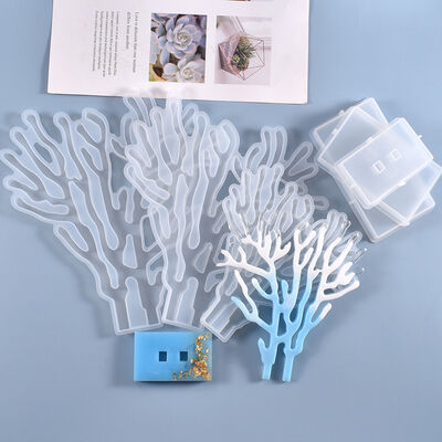 DIY Crystal Dropper Mold, Three Sizes Of Coral Display Table, Coral Base Display Table, Silicone Mold