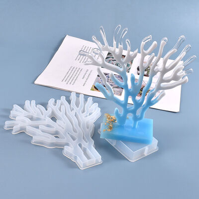 DIY Crystal Dropper Mold, Three Sizes Of Coral Display Table, Coral Base Display Table, Silicone Mold