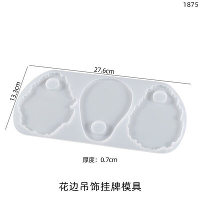 DIY Crystal Dropper Color Palette Mold Irregular Makeup Hand Tray Art Color Palette Silicone Mold
