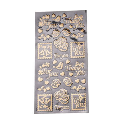 DIY Crystal Drop Adhesive Sticker Gold Material Self-adhesive Filling Table Decoration Letter Transparent Sticker