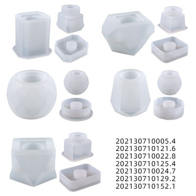 Diy Crystal Glue Drop Small Perfume Bottle Mold Cut Diamond Perfume Spray Bottle Storage Silicone Mold