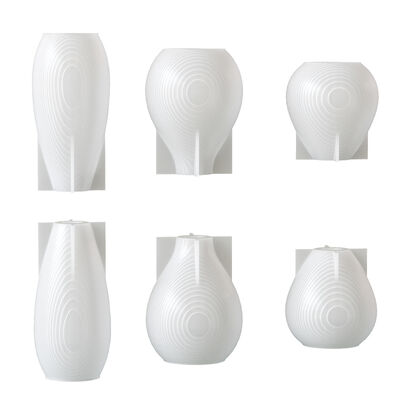 Nordic-inspired Ins Wind Chime Vase Candle Holder DIY Aromatic Plaster Cement Decor Silicone Mold