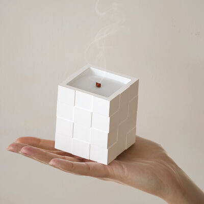 DIY Resin Circular Square Pen Holder Storage Box Mosaic Rubik's Cube Gypsum Candle Cup Silicone Mold