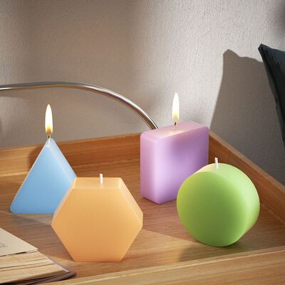 DIY Dropper Glue Triangle, Square Circle, Pentagon, Semicircle, Trapezoid, Cloud Fragrance, Gypsum Candle, Silicone Mold