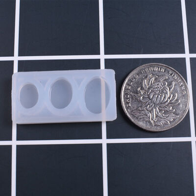 DIY Crystal Dropping Silicone Mold Jewelry Earnail Eardrop Silicone Mold Elliptical Star Pendant Hanging Decoration Mold