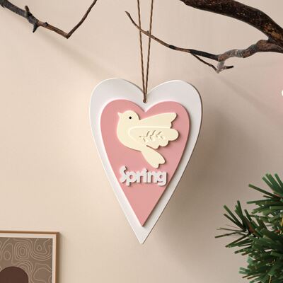 DIY Easter Love Bird Letter Home English Spring Listing Gypsum Silicone Mold