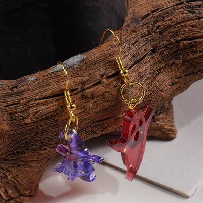 DIY Dropper Glue Halloween Ghost Festival Full Page Ghost Pumpkin Witch Broom Earring Pendant Silicone Mold