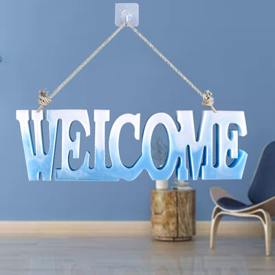 DIY Crystal Dropping Mold English Letter WELCOME - Welcome To List Silicone Mold Wholesale