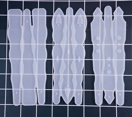 Fan Mold DIY Crystal Dropper Mold Silicone Mold Fan Bone Mold Feather Fan Token Fan Mini Fan Mold