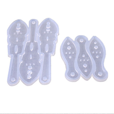 Fan Mold DIY Crystal Dropper Mold Silicone Mold Fan Bone Mold Feather Fan Token Fan Mini Fan Mold