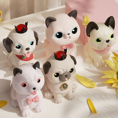 DIY Drip Glue Kitten Hashchi Fighting Golden Retriever Dog Candle Gypsum Pendant Keychain Silicone Stripping Mold