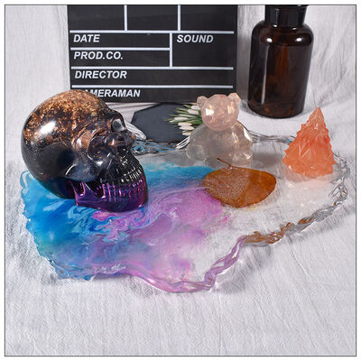 DIY Crystal Resin Irregular Shape Tray Mold For Irregular Crystal Stone Decorations, Display Stands, And Silicone Molds