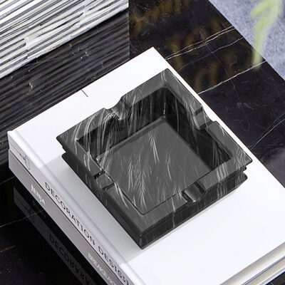 DIY Crystal Resin Ashtray Mold Minimalist Geometric Ashtray Office Storage Box Silicone Mold