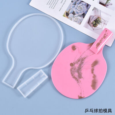 DIY Crystal Dropper Mold, Homemade, Personalized, Good-looking, Table Tennis Racket Silicone Mold, Spot Wholesale