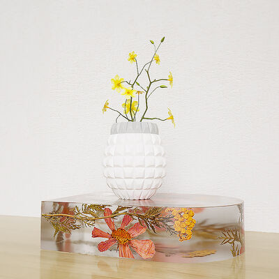 DIY Crystal Dropper Resin Geometric Body Large Cubic Specimen House Arch Body Mirror Silicone Mold