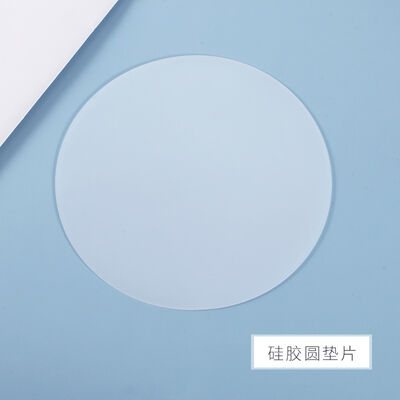 DIY Crystal Dropper Made Circular Silicone Gasket, Anti Dirty Desktop Pad, Metal Frame Bottom Support Gasket