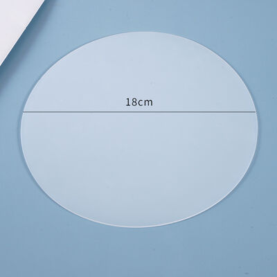 DIY Crystal Dropper Made Circular Silicone Gasket, Anti Dirty Desktop Pad, Metal Frame Bottom Support Gasket