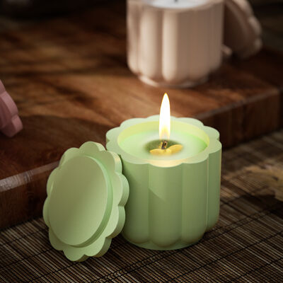 DIY Crystal Dropping Glue Mirror Lace Storage Can Aromatherapy Gypsum Candle Cup Container Silicone Mold