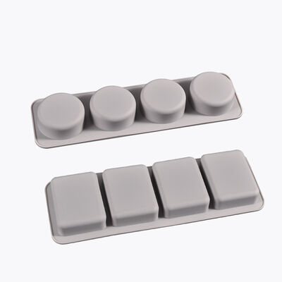 DIY Handmade Soap Mold, Square, Circular, Geometric, Mirror, Square, Circular, Block, Silicone Mold