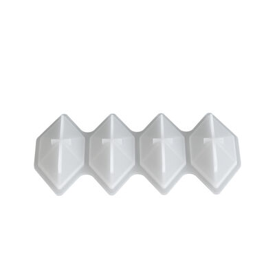 DIY Four Connected Hexagonal Diamond Gemstone Patch Pendant Earrings Pendant Mirror Drip Silicone Mold