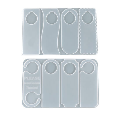 Crystal Dropper Glue DIY Door Handle Hanging Mold Identification Prompt Door Number Do Not Disturb Door Hanging Silicone Mold
