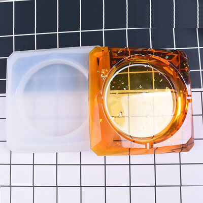 DIY Crystal Dropper Silicone Mold Silicone Dropper Large Ashtray Three-dimensional Square Diamond Bird's Nest Large