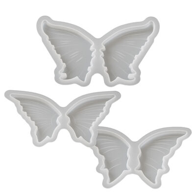 Crystal Dropper Resin Butterfly Wing Decoration DIY Aromatherapy Gypsum Decoration Pendant Silicone Mold