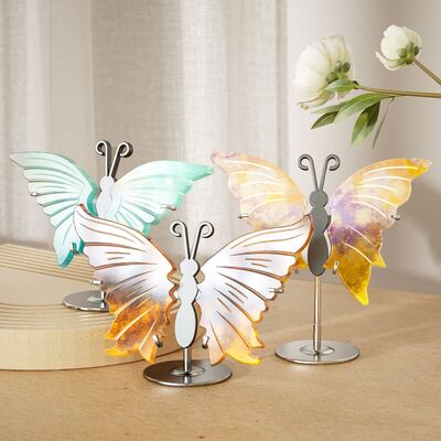 Crystal Dropper Resin Butterfly Wing Decoration DIY Aromatherapy Gypsum Decoration Pendant Silicone Mold