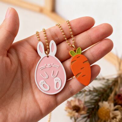 Easter Eggs, Butterflies, Flowers, Radishes, Rabbits, Easter Egg Pendants, Hanging Accessories, Silicone Molds With Droppings